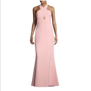 Lively evening gown in pink